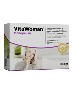 VitaWoman ameliorarea simptomelor menopauzei, 60 capsule, Eladiet