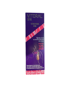 Spray oral pentru adulti Vitoral B12, 25 ml, Vitalogic