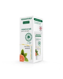 Crema de fata pentru ten gras, 75 ml, VivaNatura