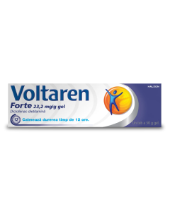 Voltaren Forte 23,2 mg, 50 g gel, afectiuni reumatice