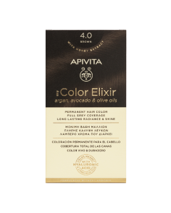 Vopsea de par My Color Elixir, Brown N4.0, 155 ml, Apivita