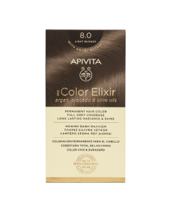 Vopsea de par My Color Elixir, Light Blonde N8.0, 155 ml, Apivita