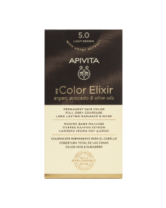 Vopsea de par My Color Elixir, Light Brown N5.0, 155 ml, Apivita