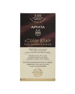 Vopsea de par My Color Elixir Light Brown Red Mahogany 5.65, 155 ml, Apivita