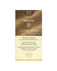 Vopsea de par My Color Elixir, Platinum Blonde Gold N10.3, 155 ml, Apivita