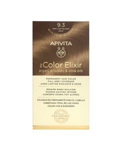 Vopsea de par My Color Elixir, Very Light Blonde Gold N9.3, 155 ml, Apivita