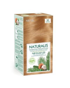 Vopsea de par Blond auriu, 9.3 Naturalis, 150ml, Neva