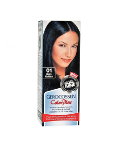 Vopsea de par Silk&Shine, 0.1 Negru Albastrui, 50ml, Gerocossen