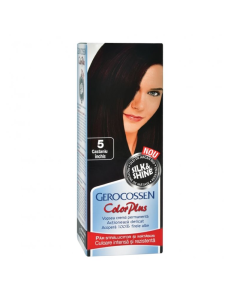 Vopsea de par Silk&Shine, 5 Castaniu inchis, 50ml, Gerocossen