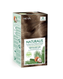 Vopsea de par Blond deschis intens, 8.0 Naturalis, 150ml, Neva