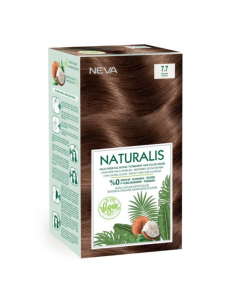 Vopsea de par Caramel, 7.7 Naturalis, 150ml, Neva