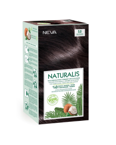 Vopsea de par Saten deschis, 5.0 Naturalis, 150ml, Neva