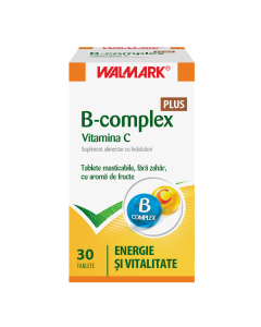 Walmark Vitamina B complex + Vitamina C, 30 tablete