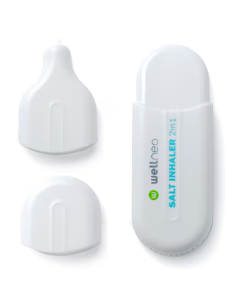 Inhalator Salt Inhaler 2in1, alb, Wellneo