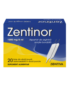 Zentinor, solutie buvabila 1000 mg/5ml, 20 fiole, Zentiva 