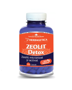 Zeolit Detox, 120 capsule, Herbagetica