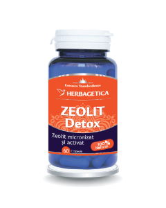 Zeolit Detox, 60 capsule, Herbagetica