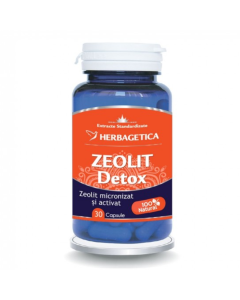 Zeolit Detox, 30 capsule, Herbagetica