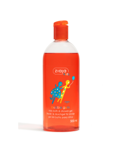 ZIAJA Kids gel de dus si spumant cu aroma de guma, 500 ml