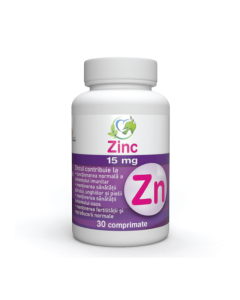 Zinc 15 mg 30 comprimate, Justin Pharma