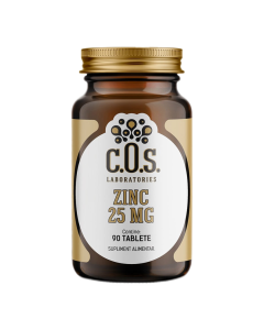 Zinc 25mg, 90 tablete, COS Laboratories