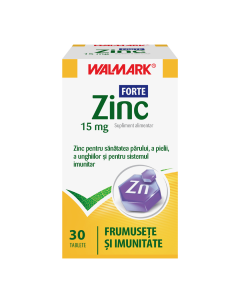 Zinc Forte 15mg, 30 comprimate, Walmark