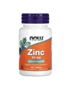 Zinc Gluconat, 50 mg, 100 tablete, Now Foods