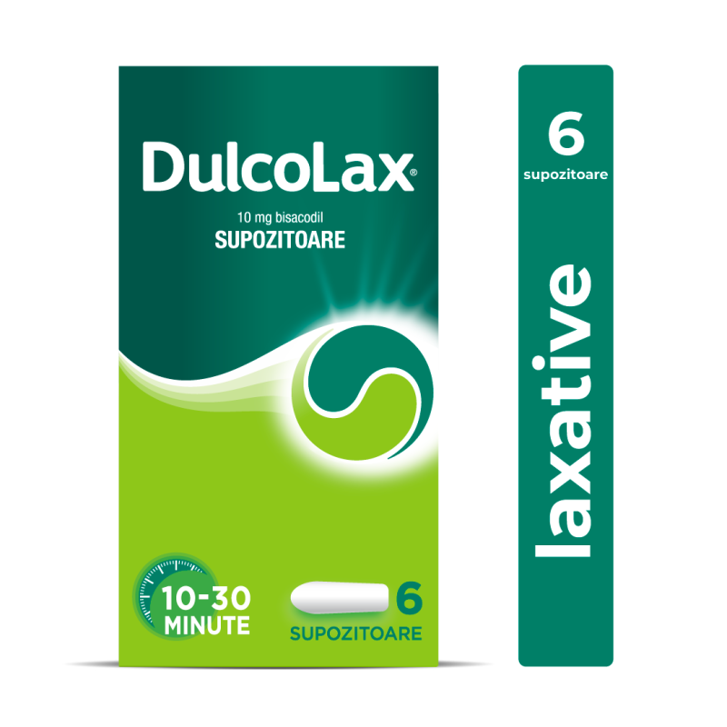 Dulcolax, 10 mg, 6 supozitoare, Sanofi