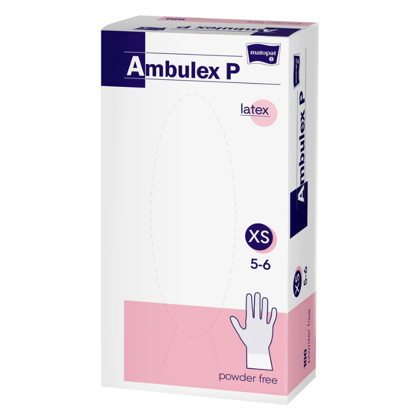 Ambulex P manusi pentru examinare XS nepudrate