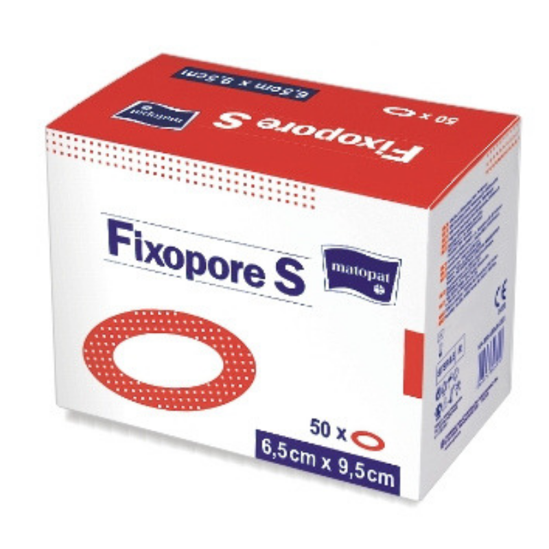 Fixopore S pansament steril autoadeziv pentru ochi 6.5cm x 9.5cm a'50