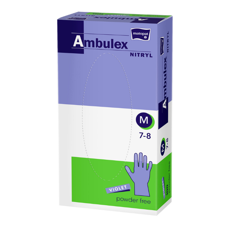 Manusi Nitril Nepudrate Medium Violet a’100