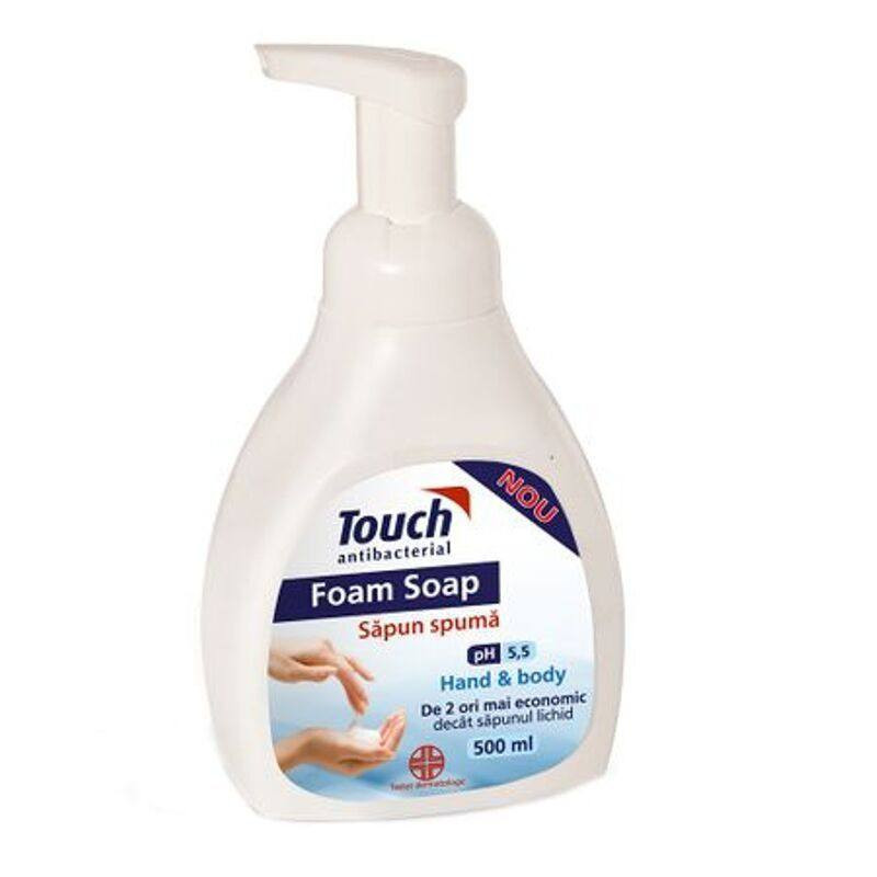 TOUCH Sapun spuma antibacteriana Classic, 500 ml