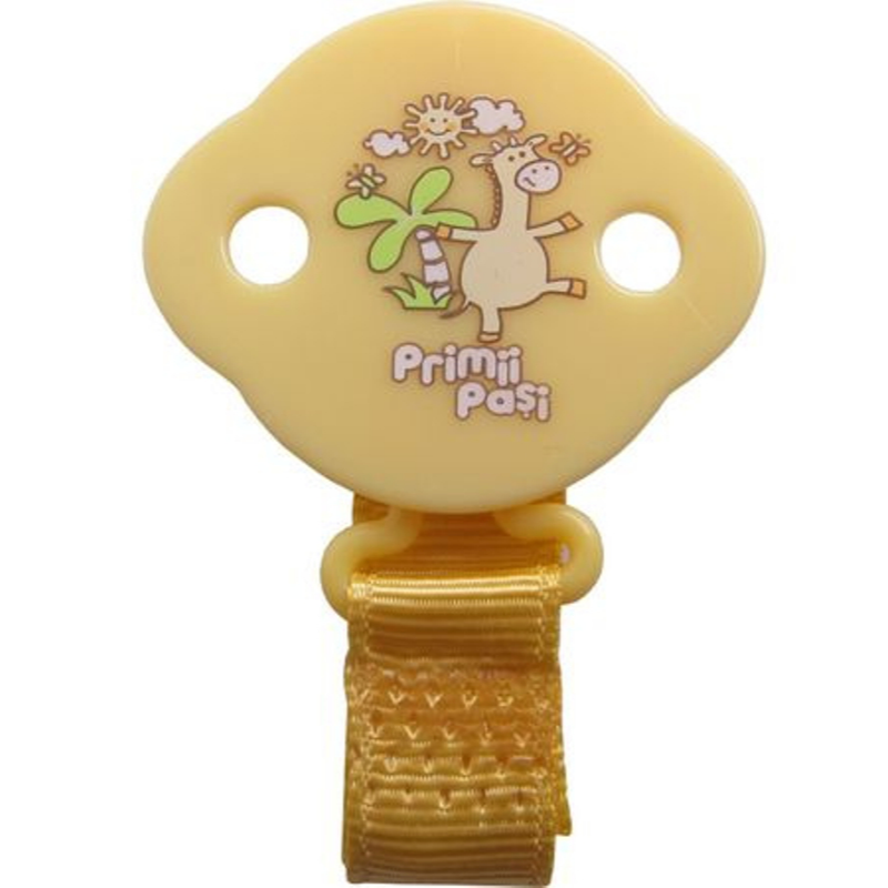 Primii Pasi R0546, Lantisor Suzeta Pp Galben