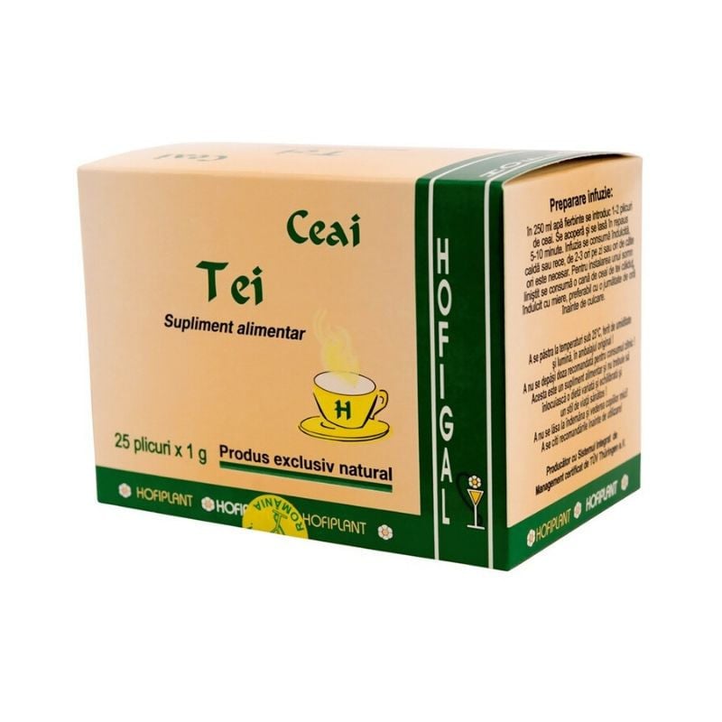 HOFIGAL Ceai tei, 25 plicuri