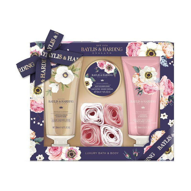 Baylis & Harding Set cadou Trio Royale Garden- Luxury bath treats