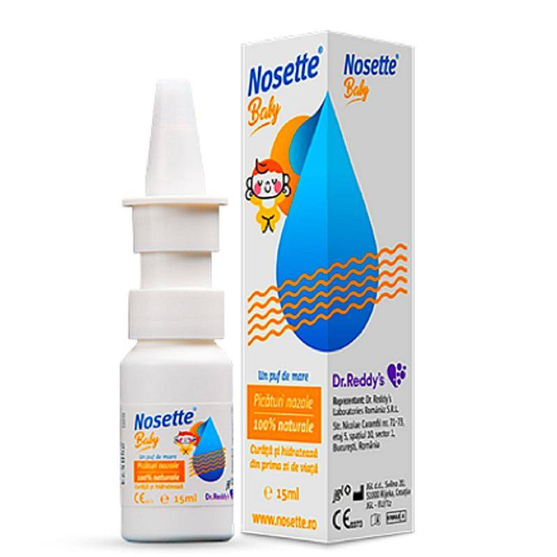 Picaturi pentru nas, Nosette Baby, 15ml, Dr. Reddys