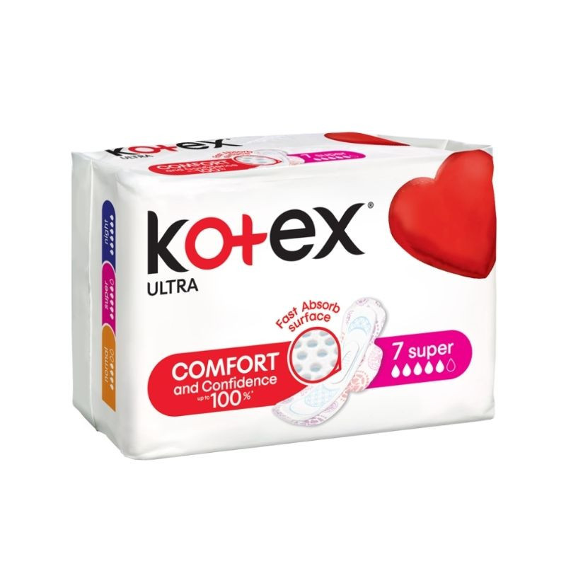 Absorbante Ultra Super, 7 bucati, Kotex