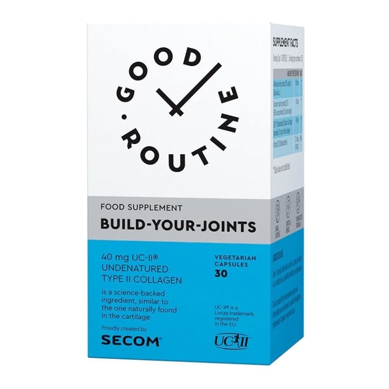 Supliment articulatii Build Your Joints Good Routine, 30 capsule, Secom