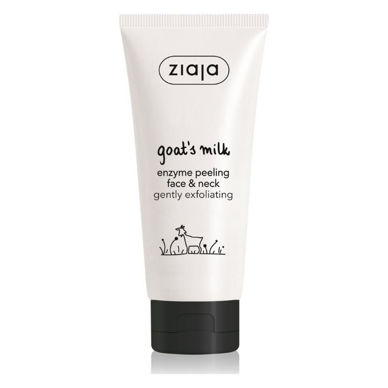Peeling cu enzime pentru fata si gat Goat's Milk, 75 ml, Ziaja