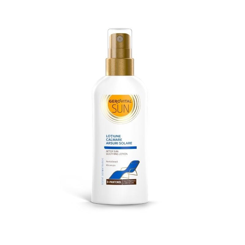 Lotiune calmare arsuri solare Sun, 150 ml, Gerovital