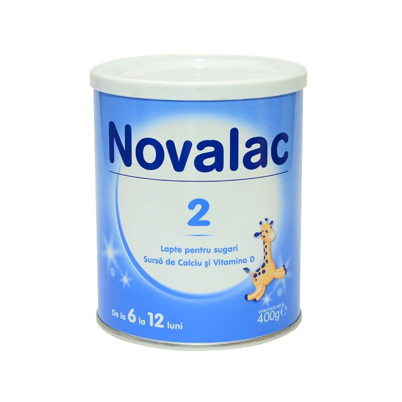 Novalac 2 - Lapte praf pentru sugari peste 6 luni, 400 g
