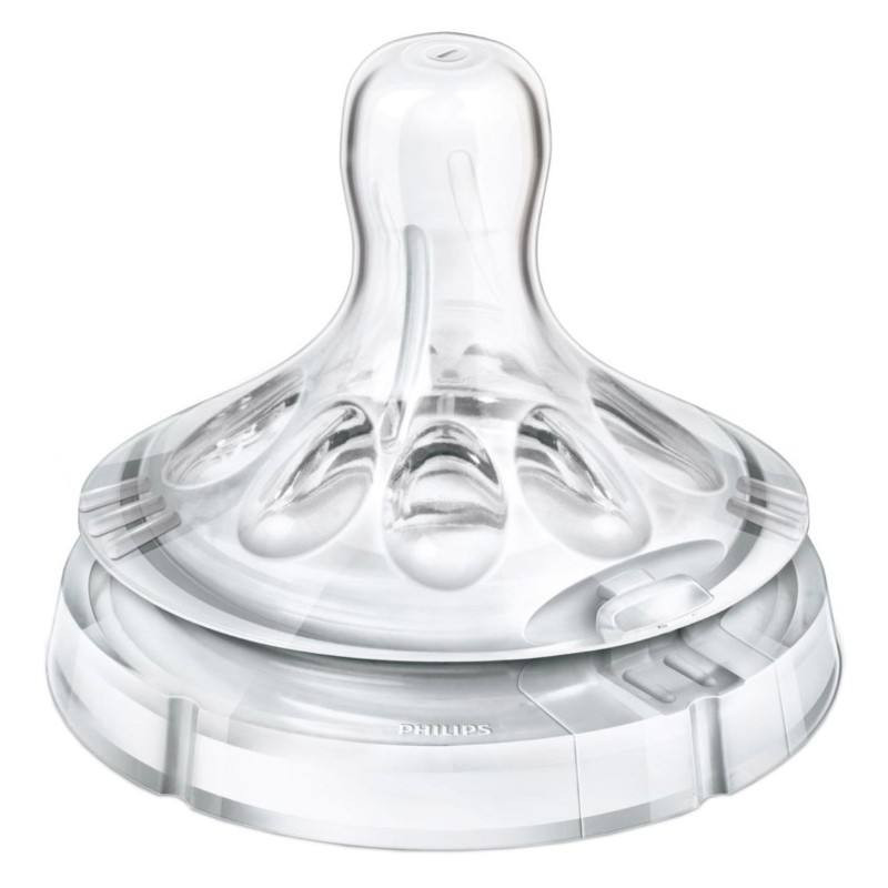 Avent Tetina "NATURAL" orificiu variabil X 2 - SCF655/27