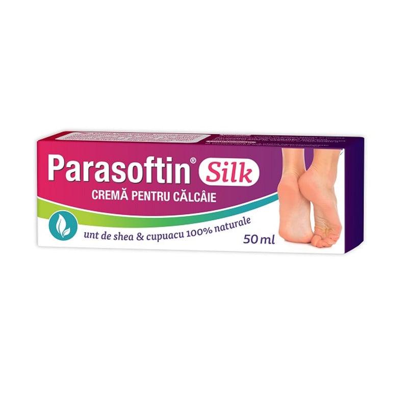 Crema pentru calcaie Silk Parasoftin, 50 ml, Zdrovit