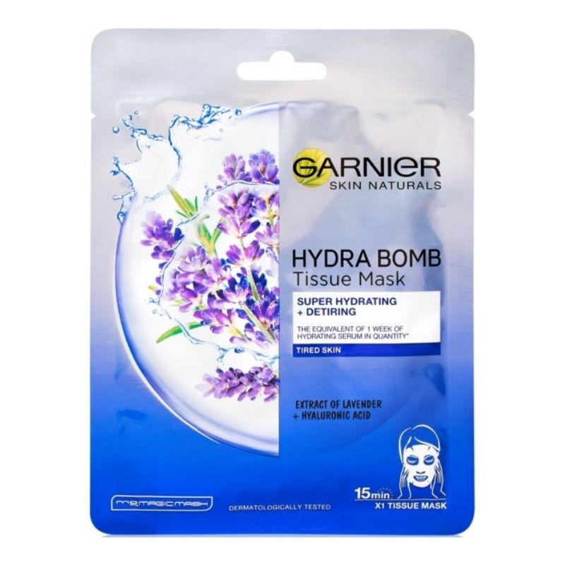 Garnier Hydra Bomb Masca de fata cu efect hidrantant si hranitor + Lavanda