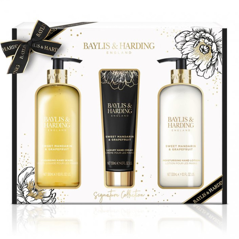 Set cadou Baylis & Harding cu Mandarina dulce si Grapefruit, 3 piese, BH21MGHAND3PC