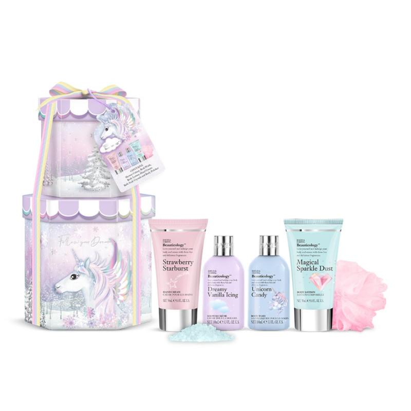 Set cadou Baylis&Harding Unicorns, 8 piese, BC21HEXSTACK