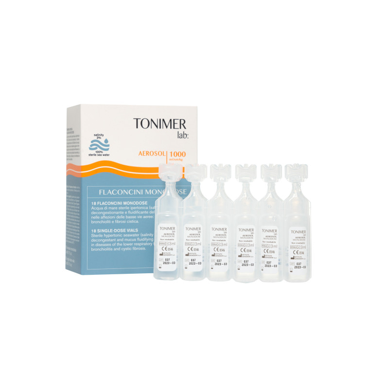 Apa de mare Aerosol, 1000 mOsm/Kg, 18 flacoane* ml, Tonimer