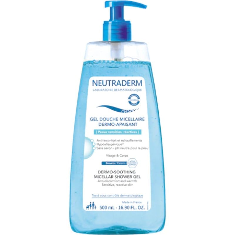 Neutraderm Gel de dus micelar dermo-calmant, 500ml