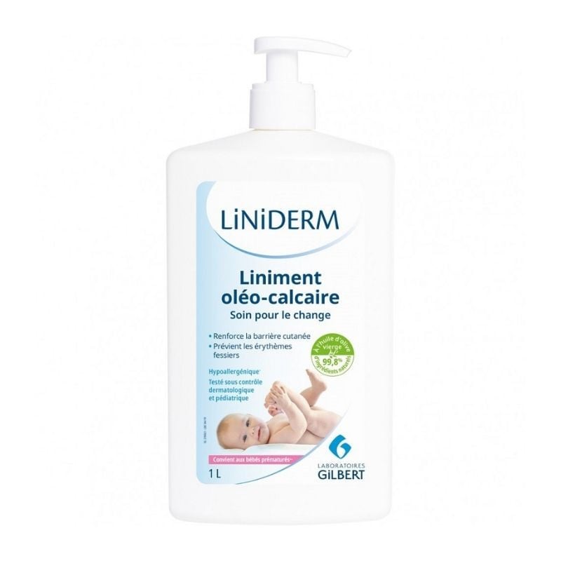 Liniderm Solutie dermatologica pentru curatarea zonei scutecului, 1000 ml