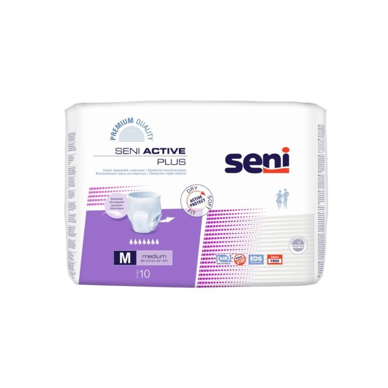 SENI active plus XL, chilot elastic, 10 bucati